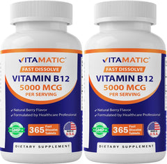 Vitamatic frente del empaque mostrando 365 tabletas, claridad de contenido