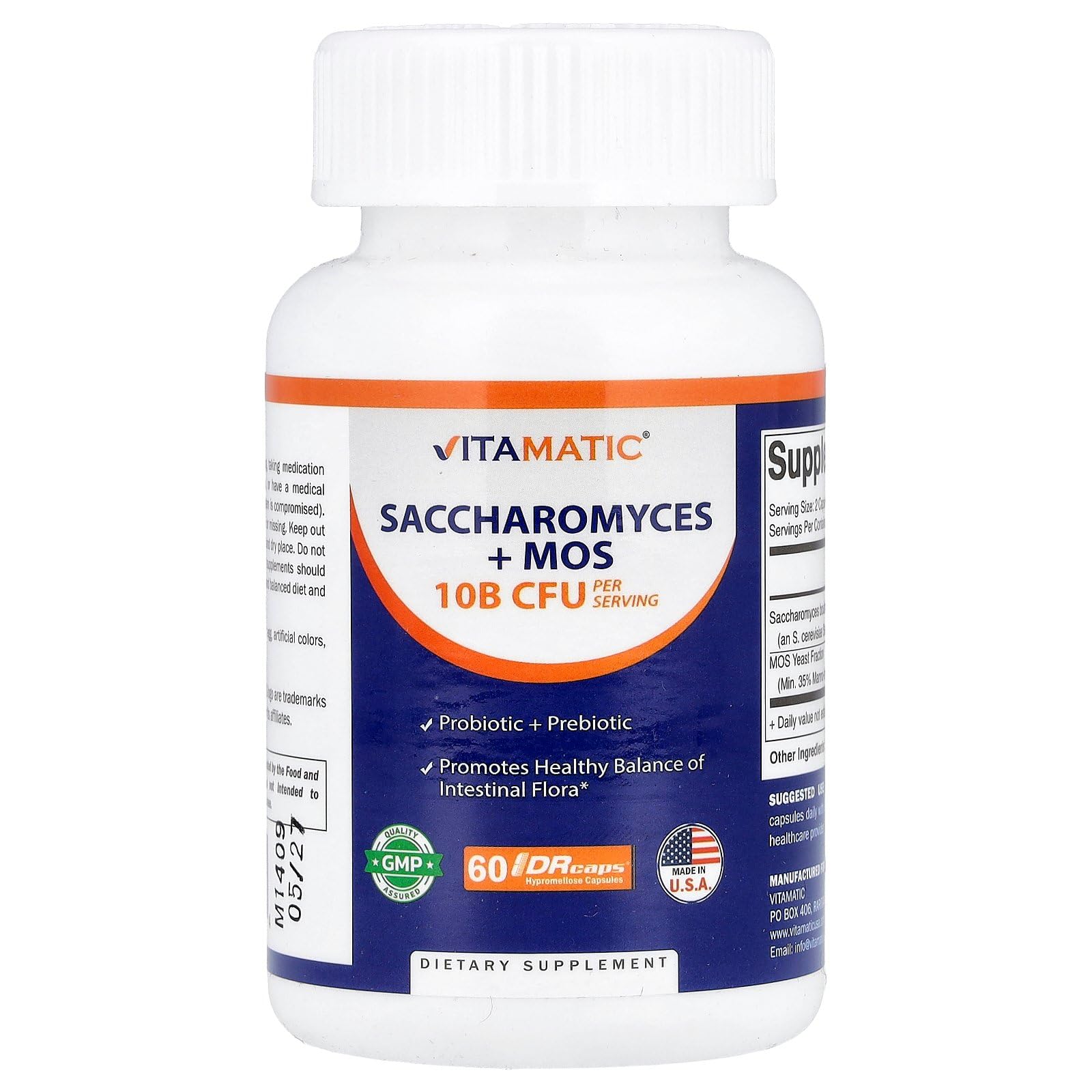 Vitamatic frente del envase con etiqueta clara y beneficios visibles