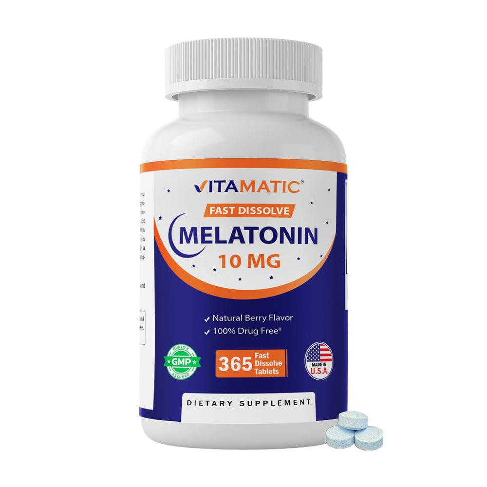 Vitamatic frente del envase mostrando 365 tabletas y aspecto profesional