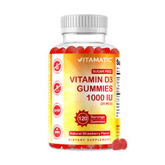 Vitamatic frente del envase mostrando diseño y cantidad 120 gomitas