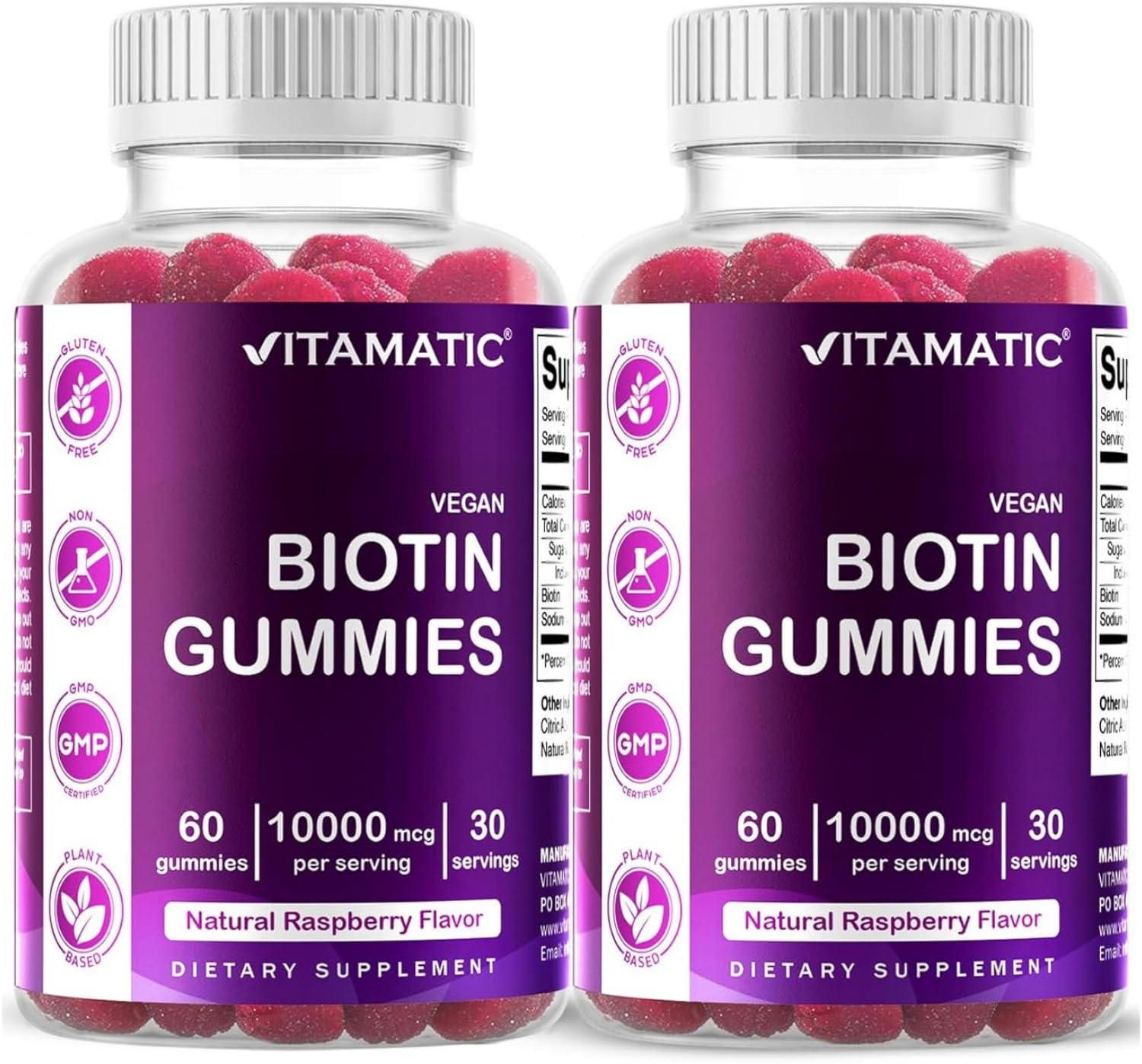Vitamatic frente del pack doble mostrando envase y diseño, conveniencia diaria