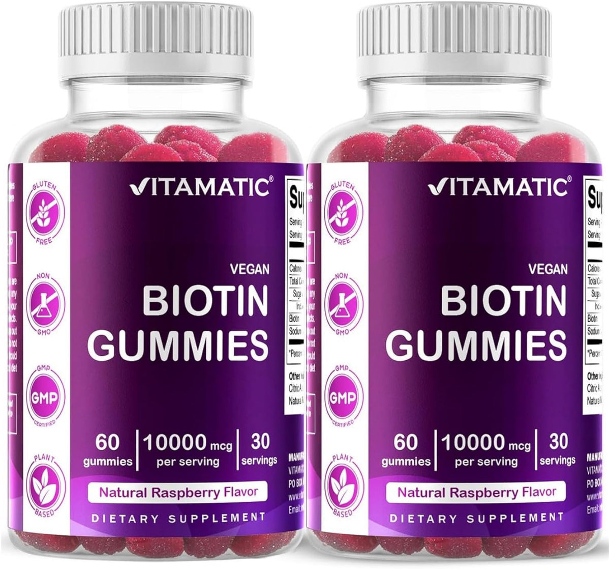 Vitamatic frente del pack doble mostrando envase y diseño, conveniencia diaria