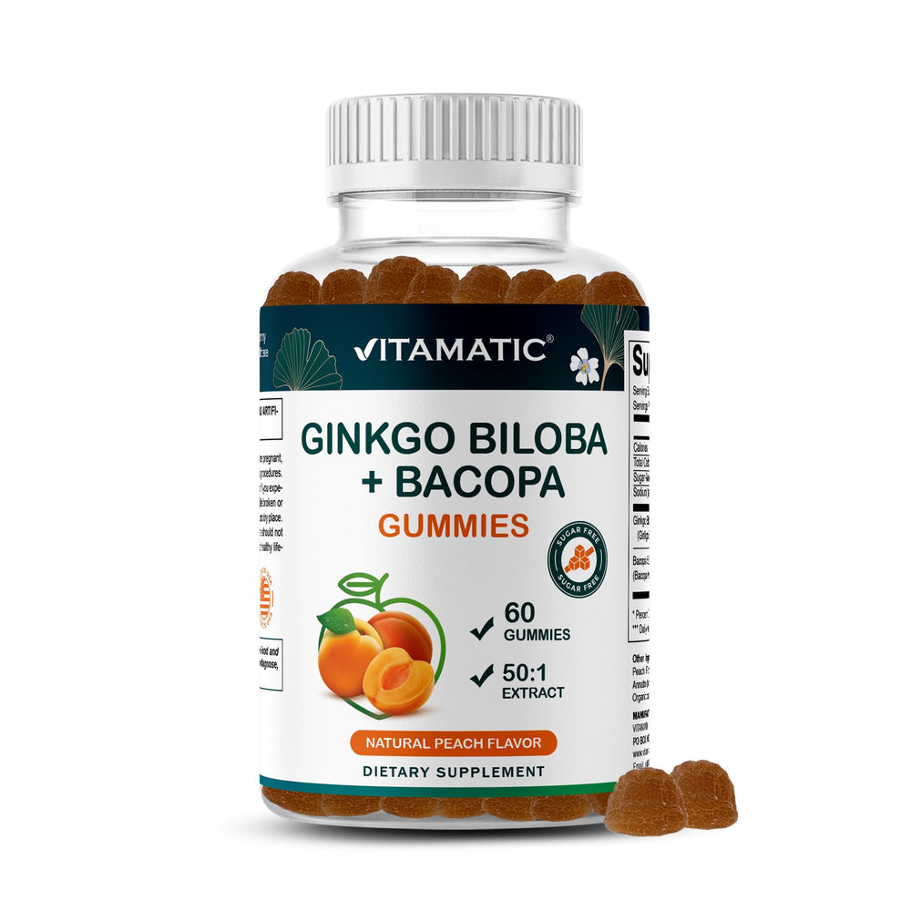 Vitamatic frente del envase mostrando gomitas y beneficio para rutina diaria