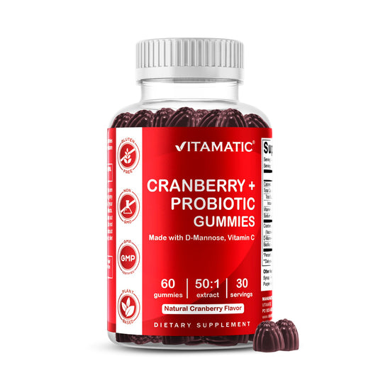 Vitamatic botella frontal mostrando etiqueta clara y beneficios