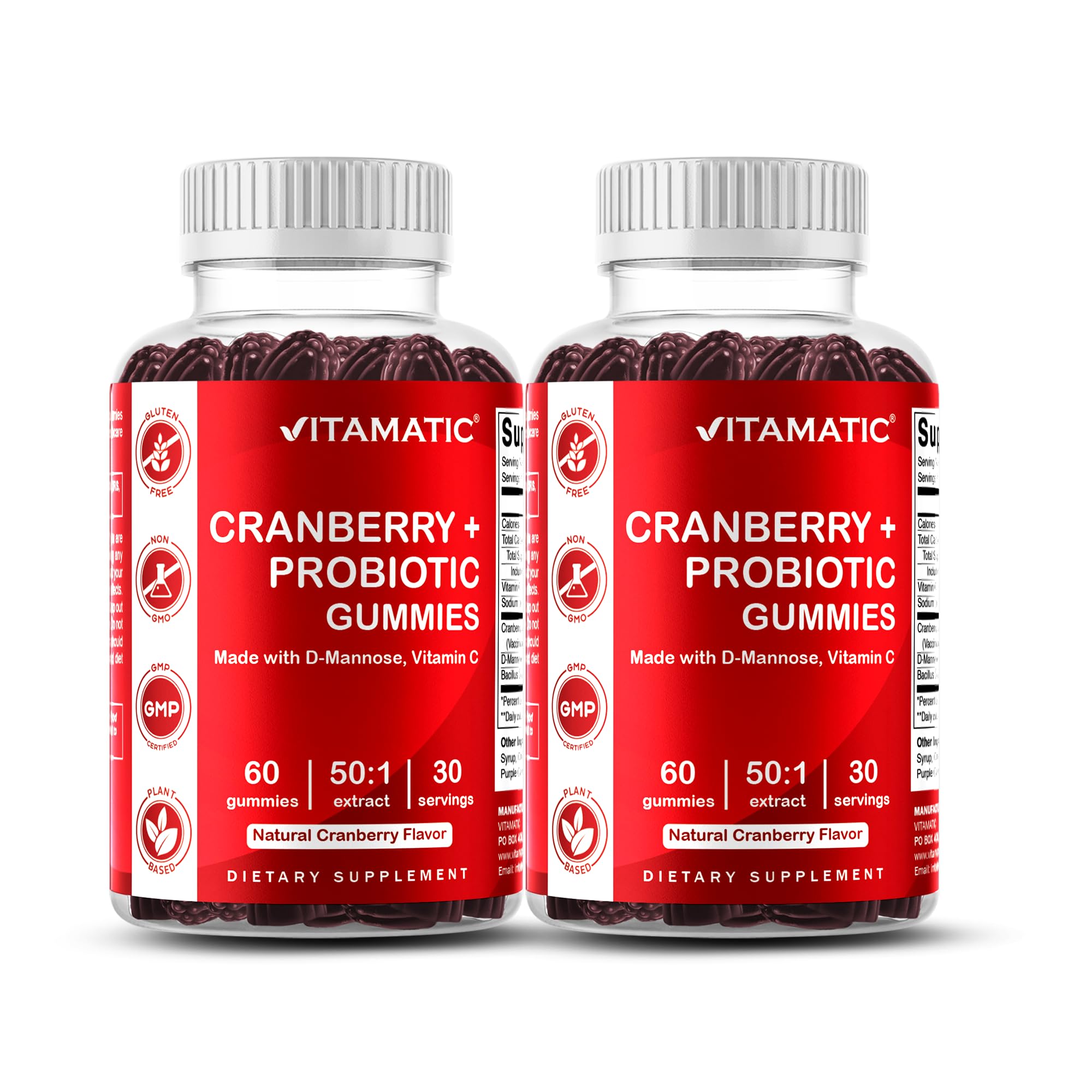 Vitamatic frontal del envase mostrando diseño y cantidad