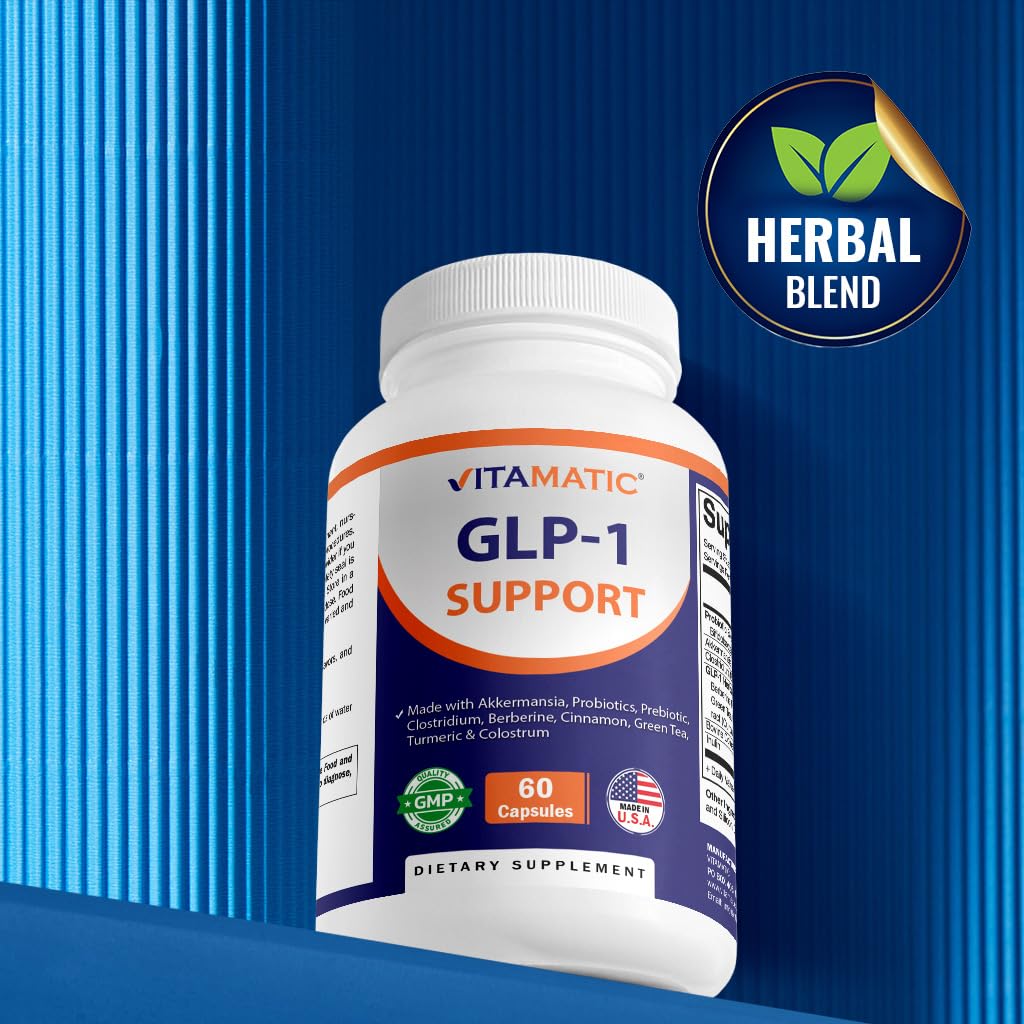 Vitamatic GLP-1 Support USA-made badge on packaging