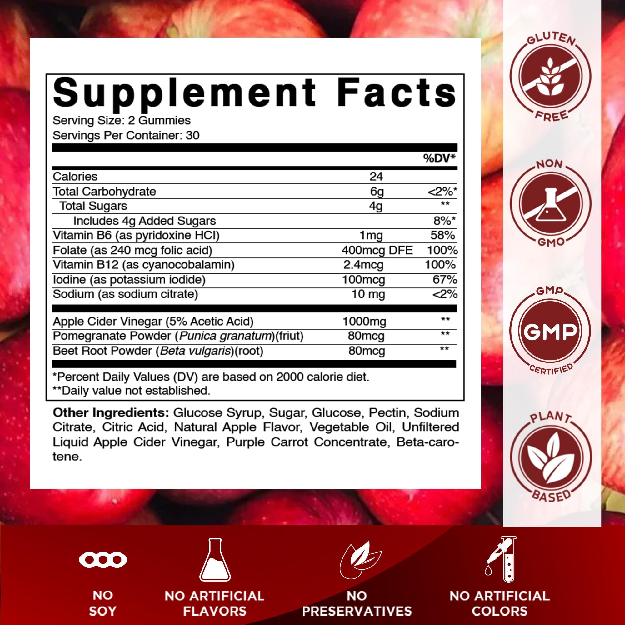 Vitamatic primer plano de textura de gominola resaltando suavidad