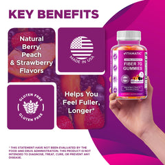 Vitamatic bote abierto con gominolas para almacenamiento práctico