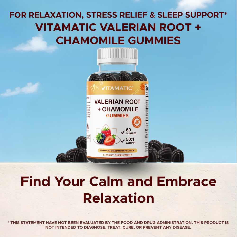 Vitamatic gominolas en mano listas para tomar antes de dormir