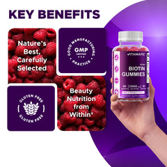 Vitamatic gomita en mano como porción práctica para llevar