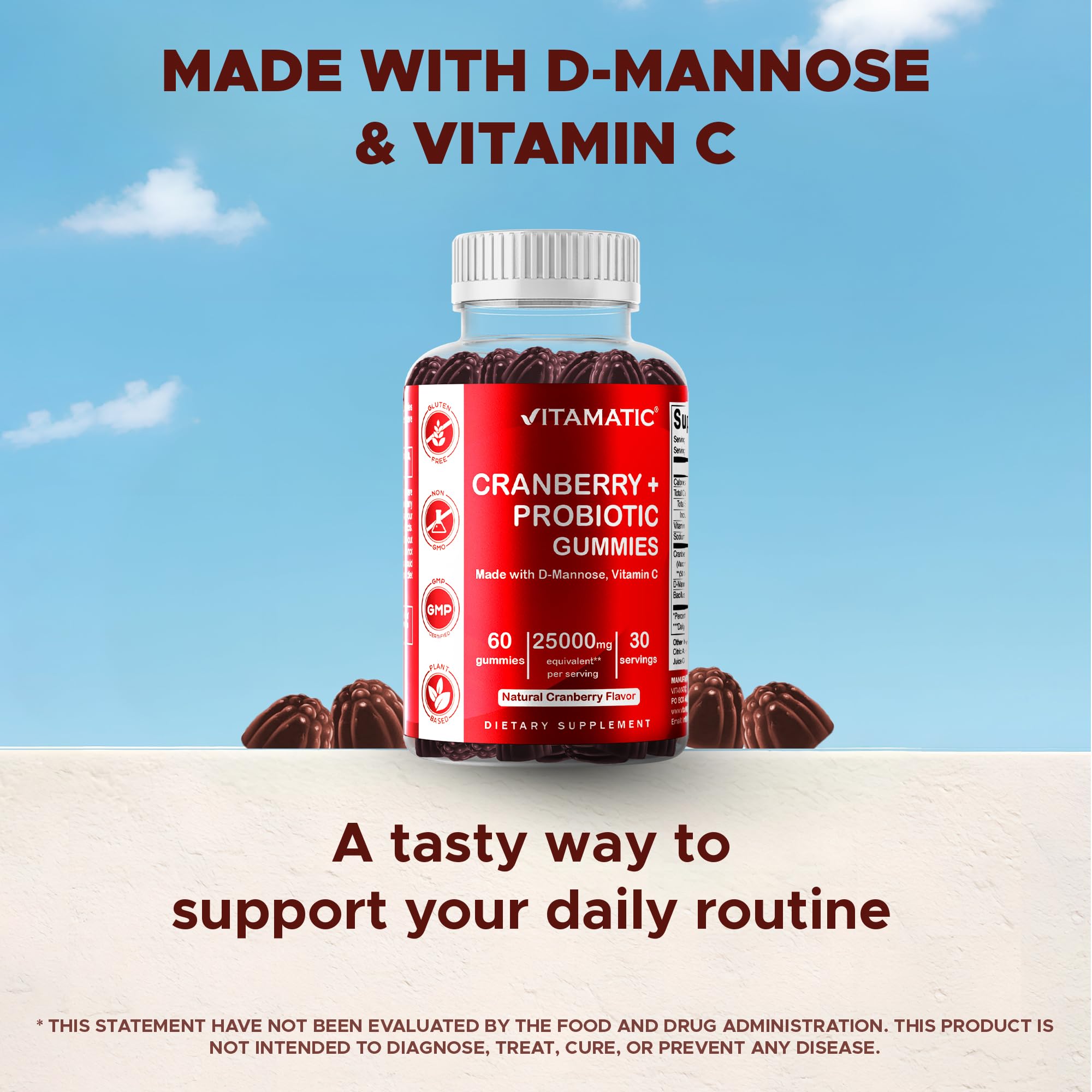 Vitamatic gomitas arándano, envase cerrado