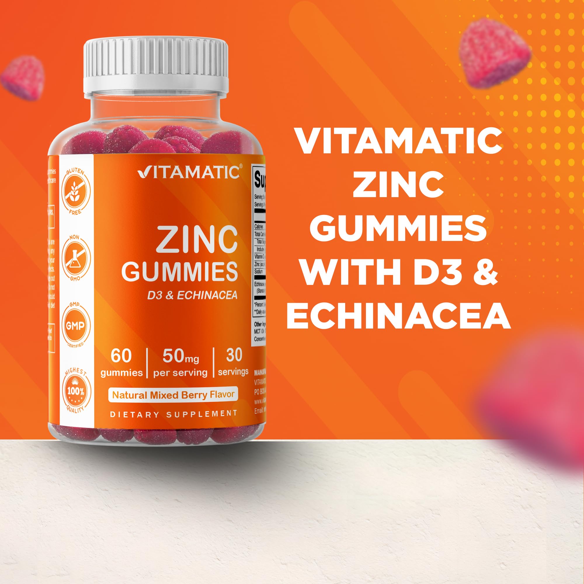 Vitamatic gomitas en mesa de desayuno integradas en rutina diaria saludable