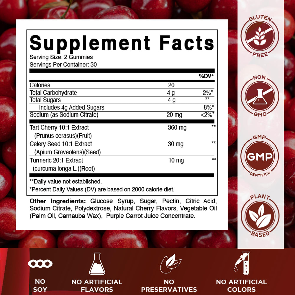 Vitamatic montón de gomitas color cereza con textura apetitosa