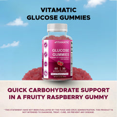Vitamatic gomitas sobre fondo blanco, presentación limpia y profesional