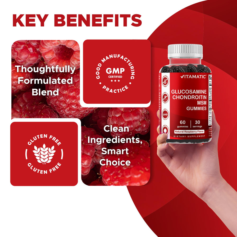 Gomitas Vitamatic junto a frutas que sugieren sabor natural y aceptación palatable