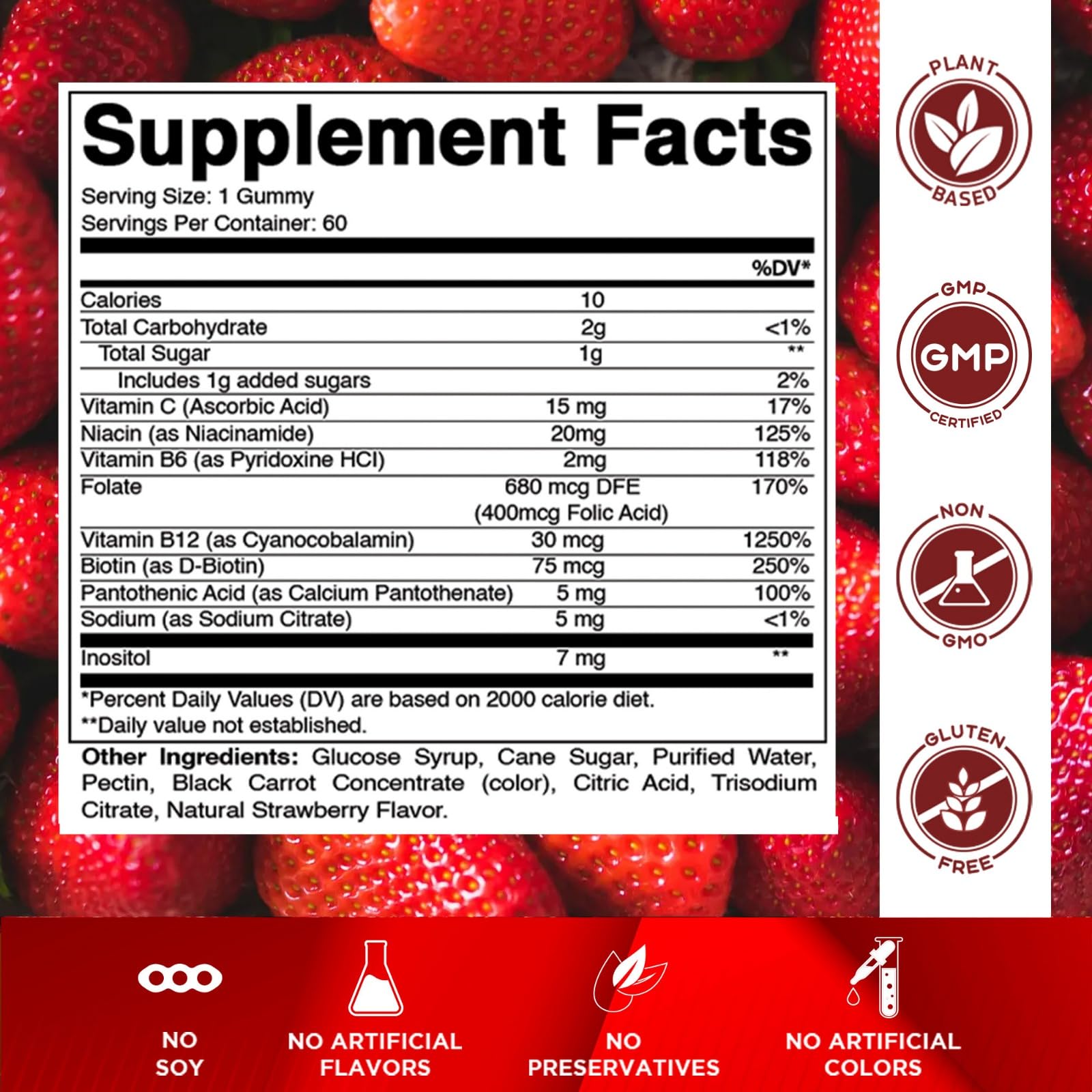 Vitamatic primer plano de textura de gomitas, masticables y suaves