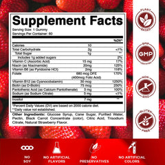 Vitamatic primer plano de textura de gomitas, masticables y suaves