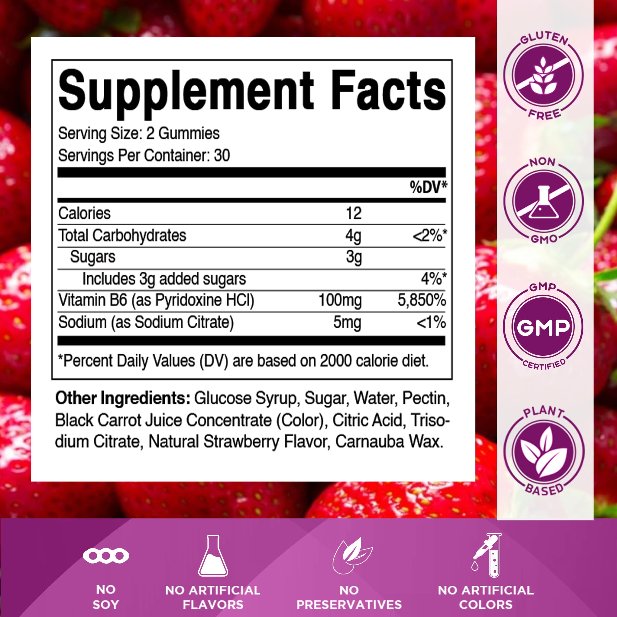 Vitamatic textura de gomitas pectinadas detalle apetitoso