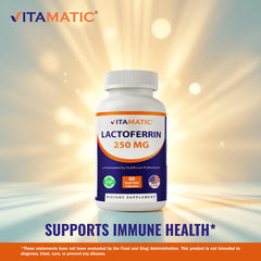 Vitamatic persona tomando cápsula diaria para apoyo inmune y comodidad