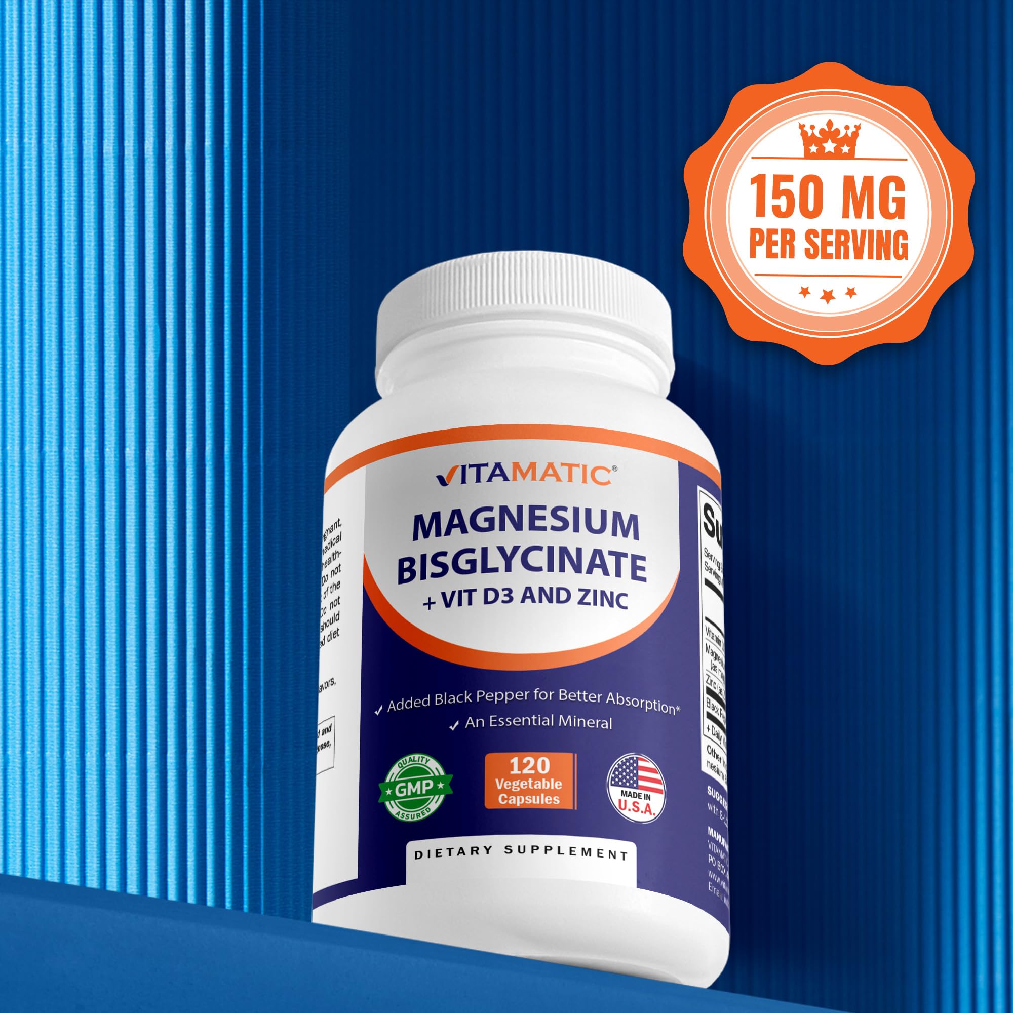 Vitamatic mano sosteniendo cápsula facilita la toma diaria