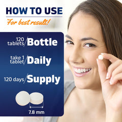 Vitamatic mano sosteniendo una tableta para indicar tamaño y conveniencia