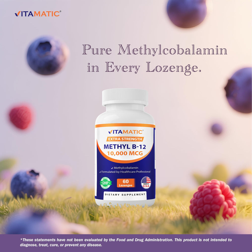 Vitamatic etiqueta con información nutricional y certificación GMP