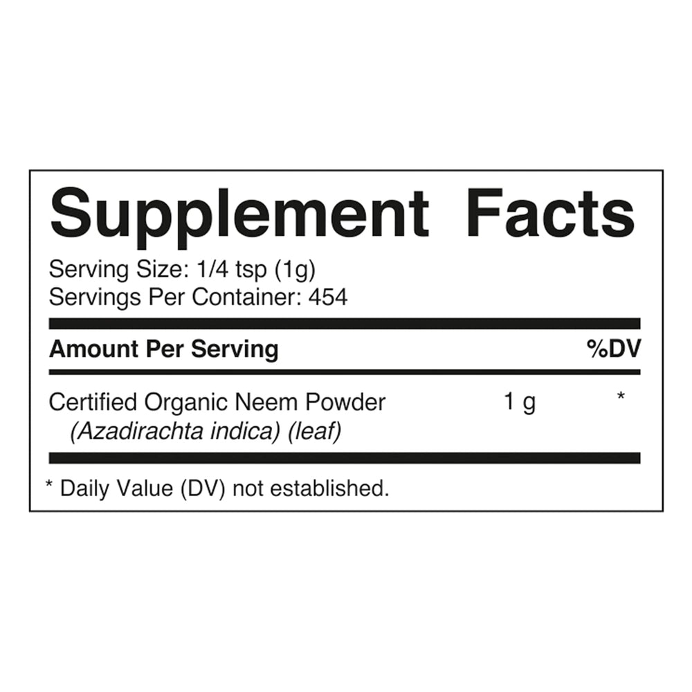 Vitamatic textura del polvo de neem en primer plano, aspecto fino y natural