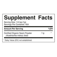 Vitamatic textura del polvo de neem en primer plano, aspecto fino y natural