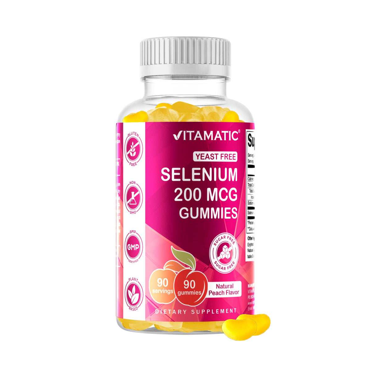 Vitamatic envase frontal mostrando diseño y tamaño práctico