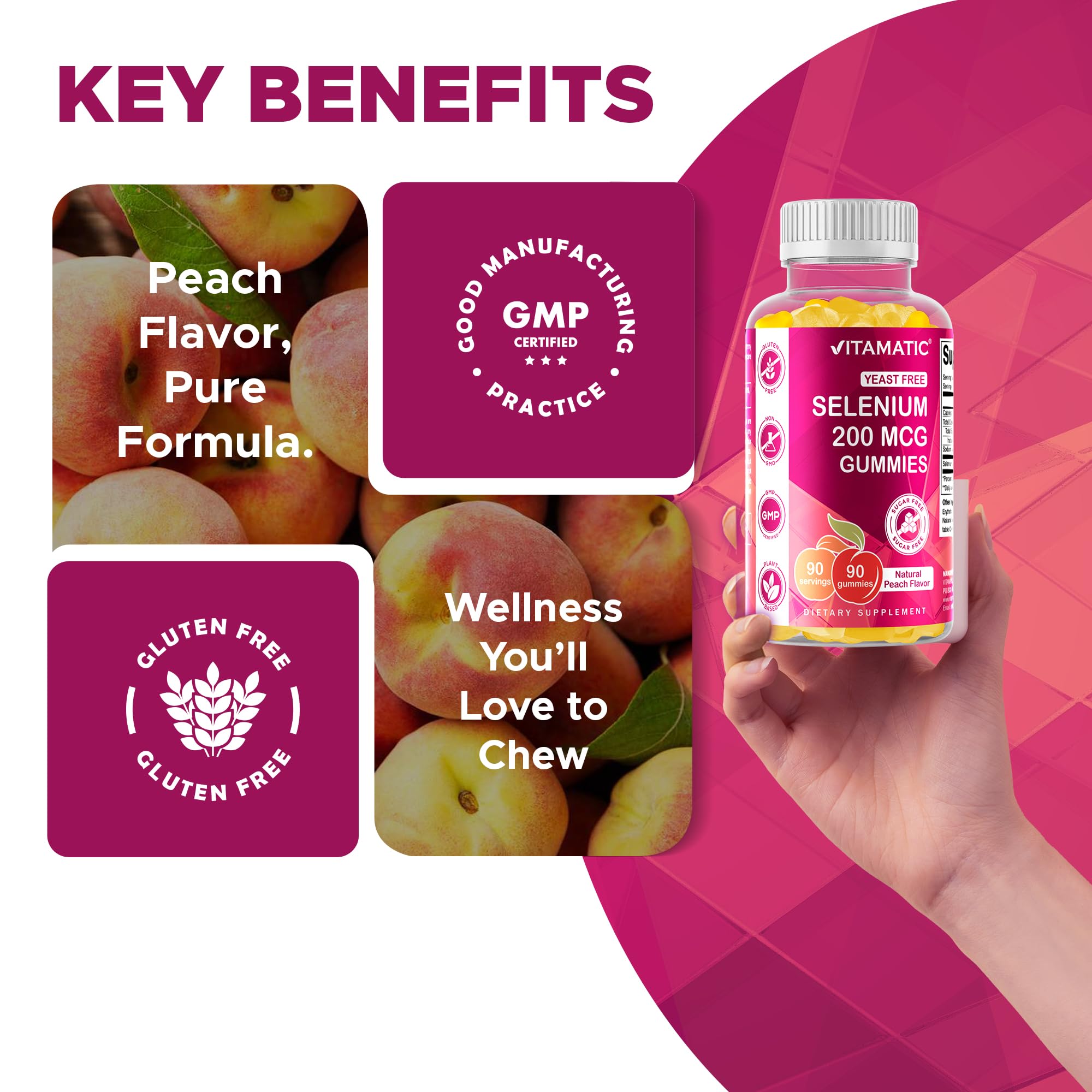 Vitamatic comparación de gominola con moneda para escala clara
