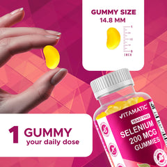 Vitamatic detalle de textura de la gominola para ver consistencia
