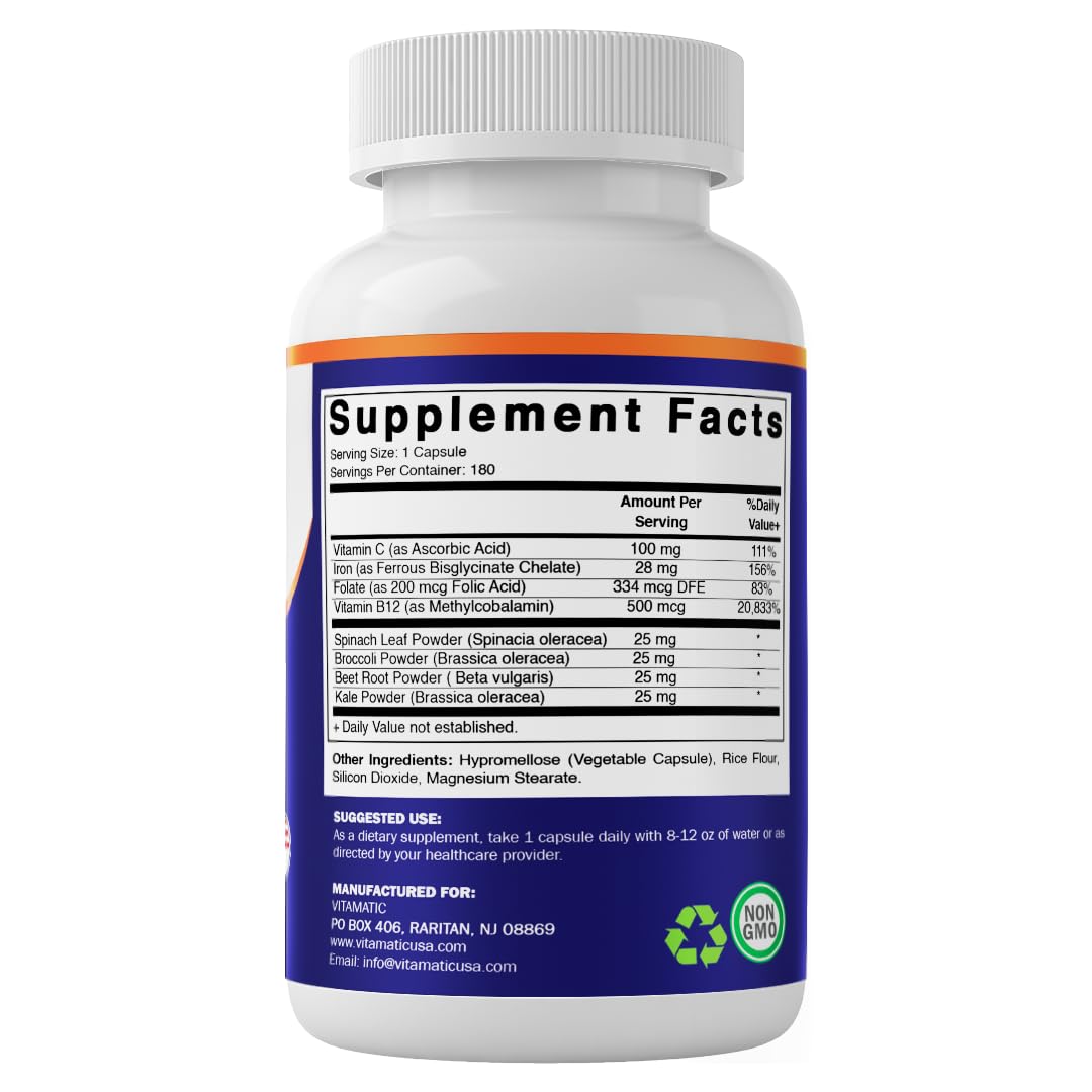 Vitamatic sello GMP Made in USA que evidencia control de calidad