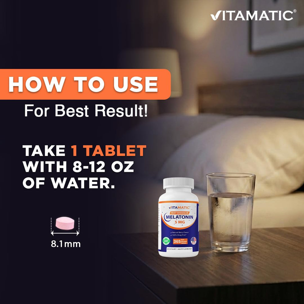 Vitamatic tableta en proceso de disolución, rápida absorción percibida