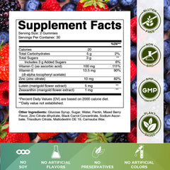 Vitamatic detalle de textura de gomita, apariencia masticable y apetecible