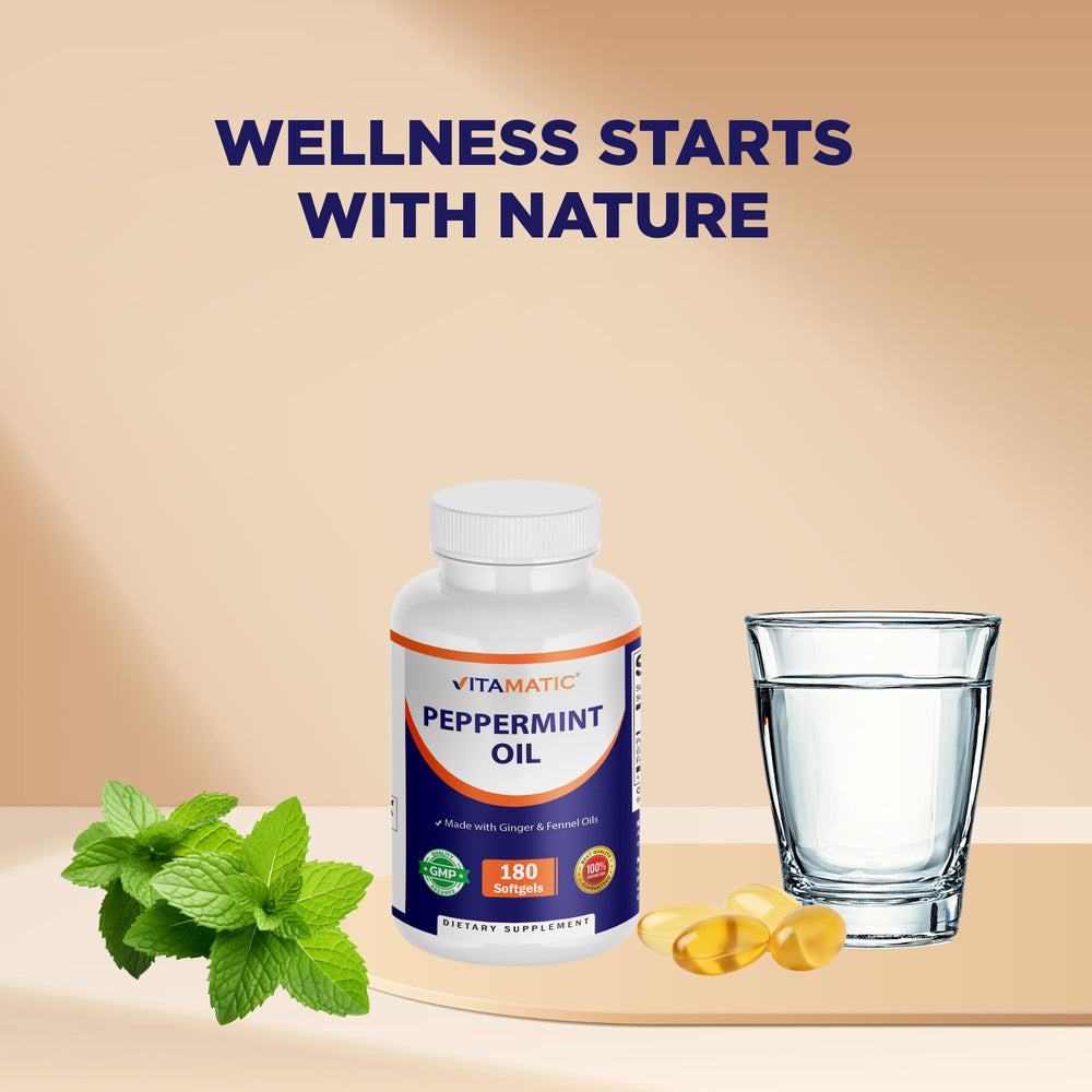 Vitamatic persona tomando cápsula tras la comida para apoyo digestivo