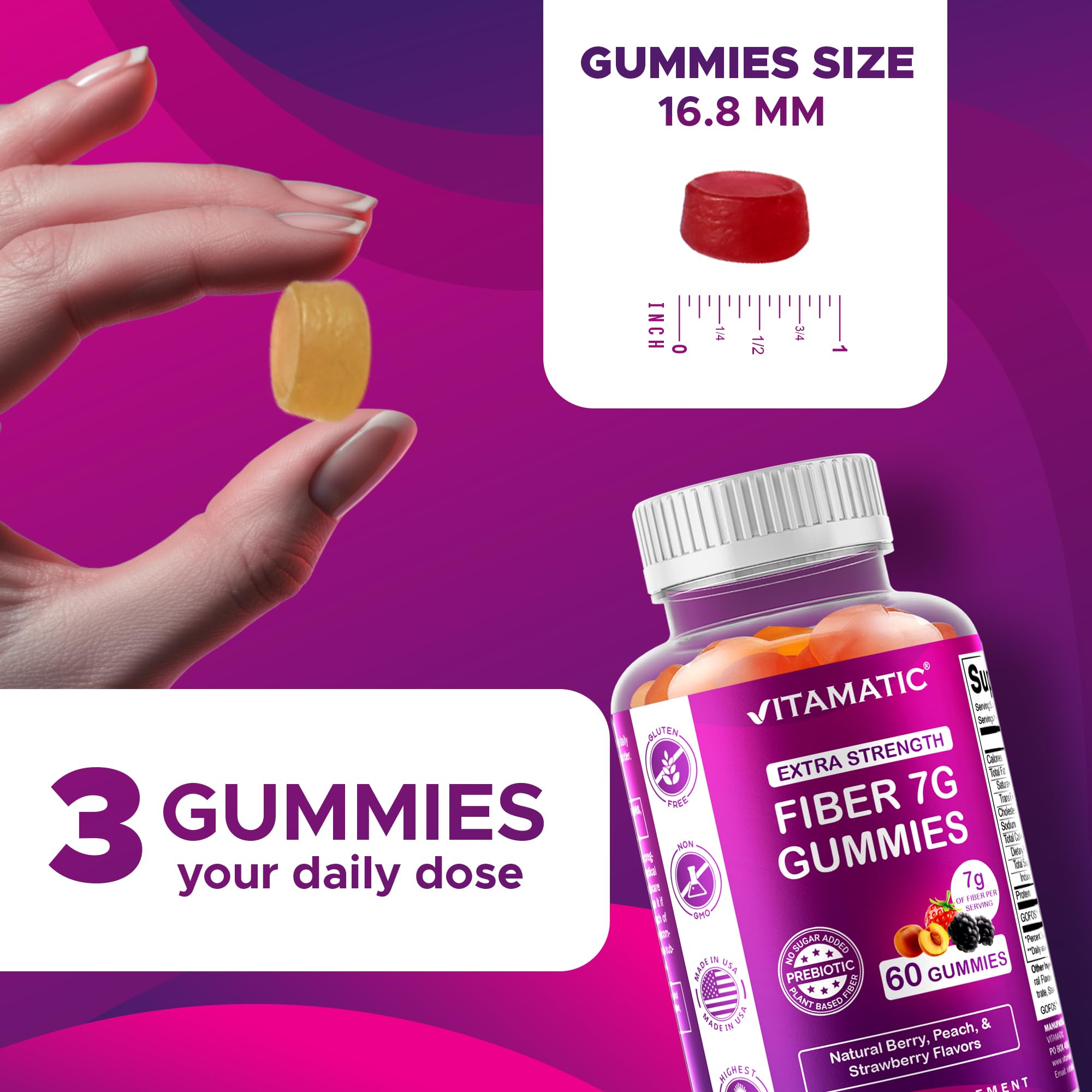 Vitamatic tres sabores naturales para variedad de paladar
