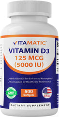Vitamatic frasco frontal con 500 cápsulas para suministro prolongado