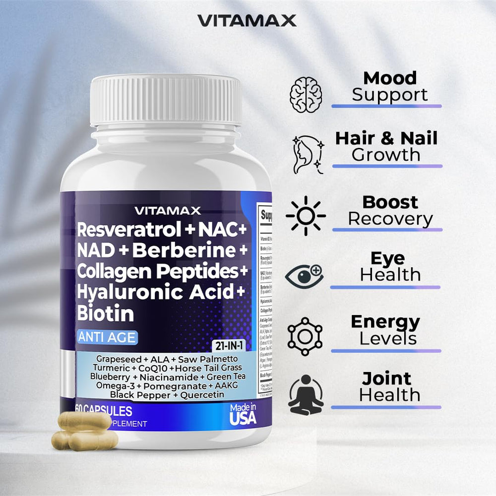 Vitamax cápsulas en mano para comparar tamaño y dosificación práctica