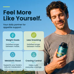 Vitamax persona tomando cápsula, integración en la rutina