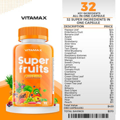 Vitamax etiqueta de ingredientes, transparencia y pruebas de terceros