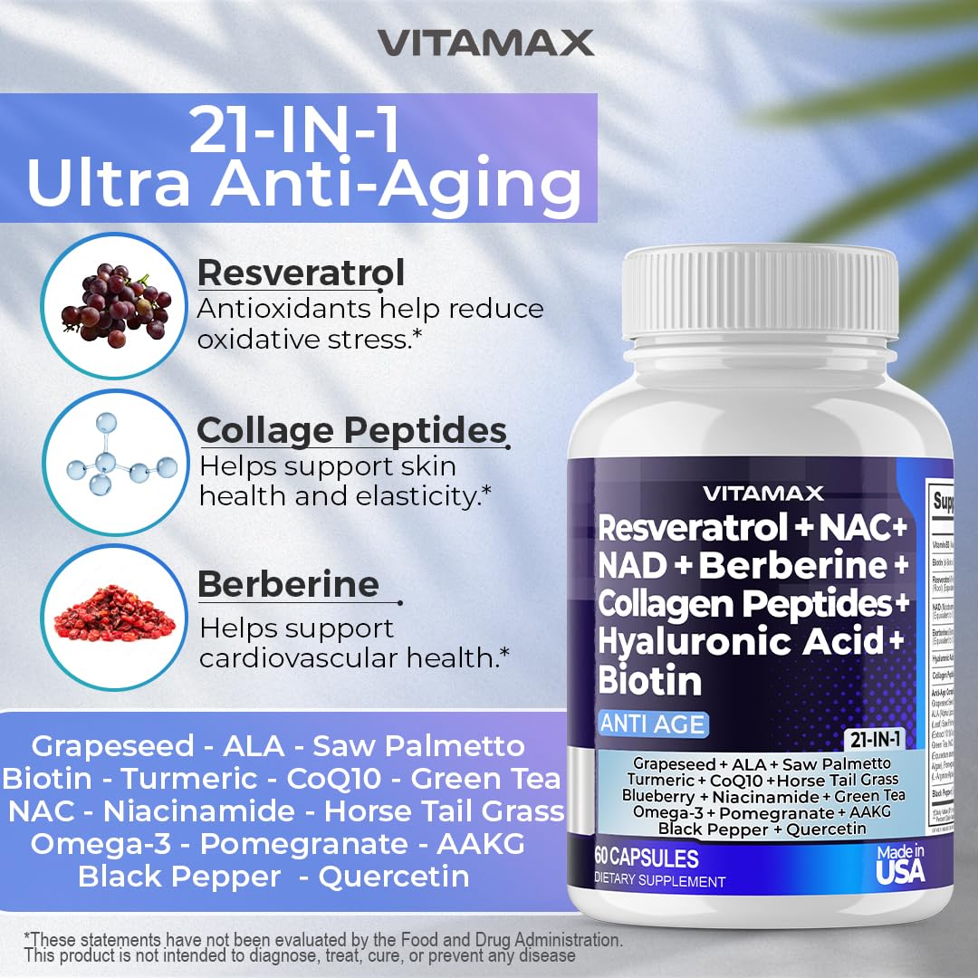Vitamax etiqueta de ingredientes que muestra componentes clave y transparencia