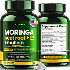Vitamax frasco frontal mostrando etiqueta clara y beneficios visibles