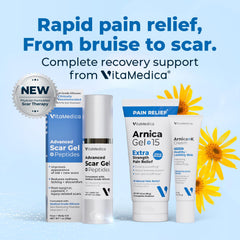 VitaMedica tableta en mano para comparar tamaño, dosificación clara