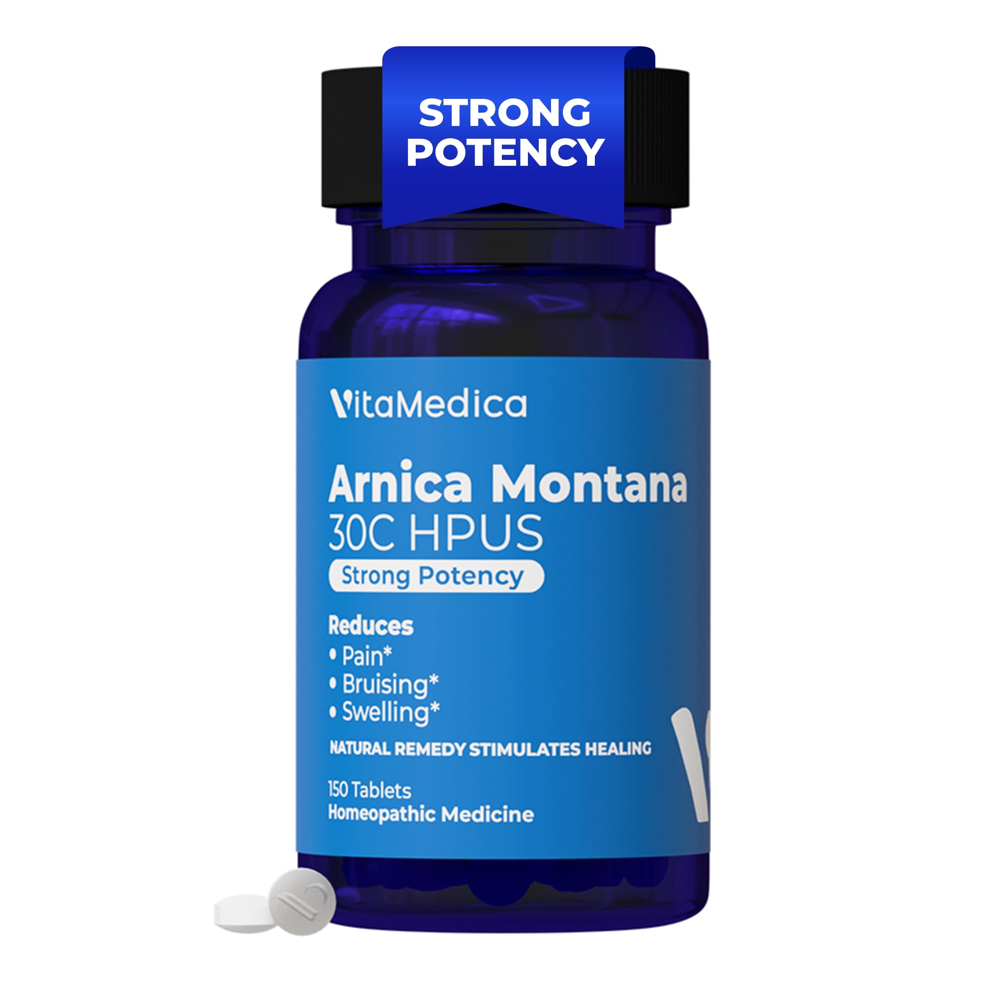 VitaMedica frasco frontal mostrando envase y cantidad, práctico para llevar