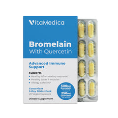 VitaMedica frente del producto con envase claro y beneficio de calidad