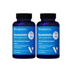 VitaMedica vista frontal del envase destacando dosis y cápsulas, ayuda a identificar producto