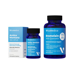 VitaMedica pack recuperación vista frontal con frascos y ahorro