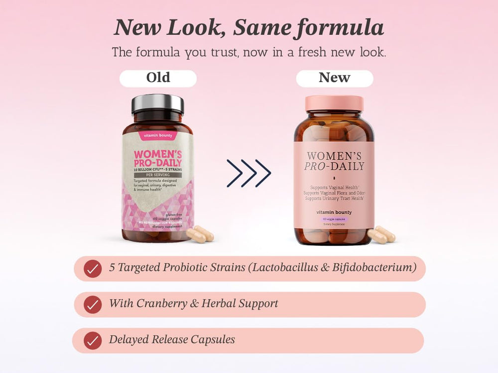 Vitamin Bounty cápsula en mano para mostrar tamaño y dosificación cómoda