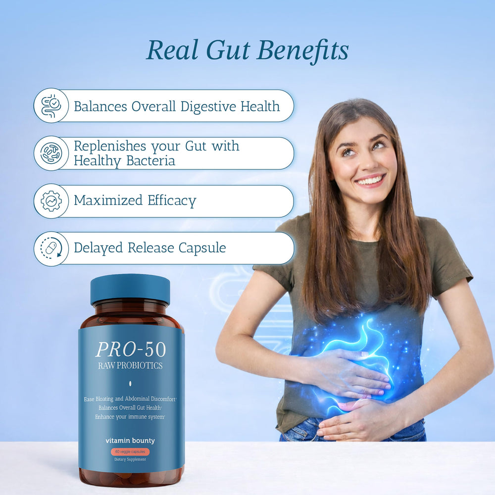 Vitamin Bounty cápsulas apiladas, textura lisa para fácil deglución y conveniencia
