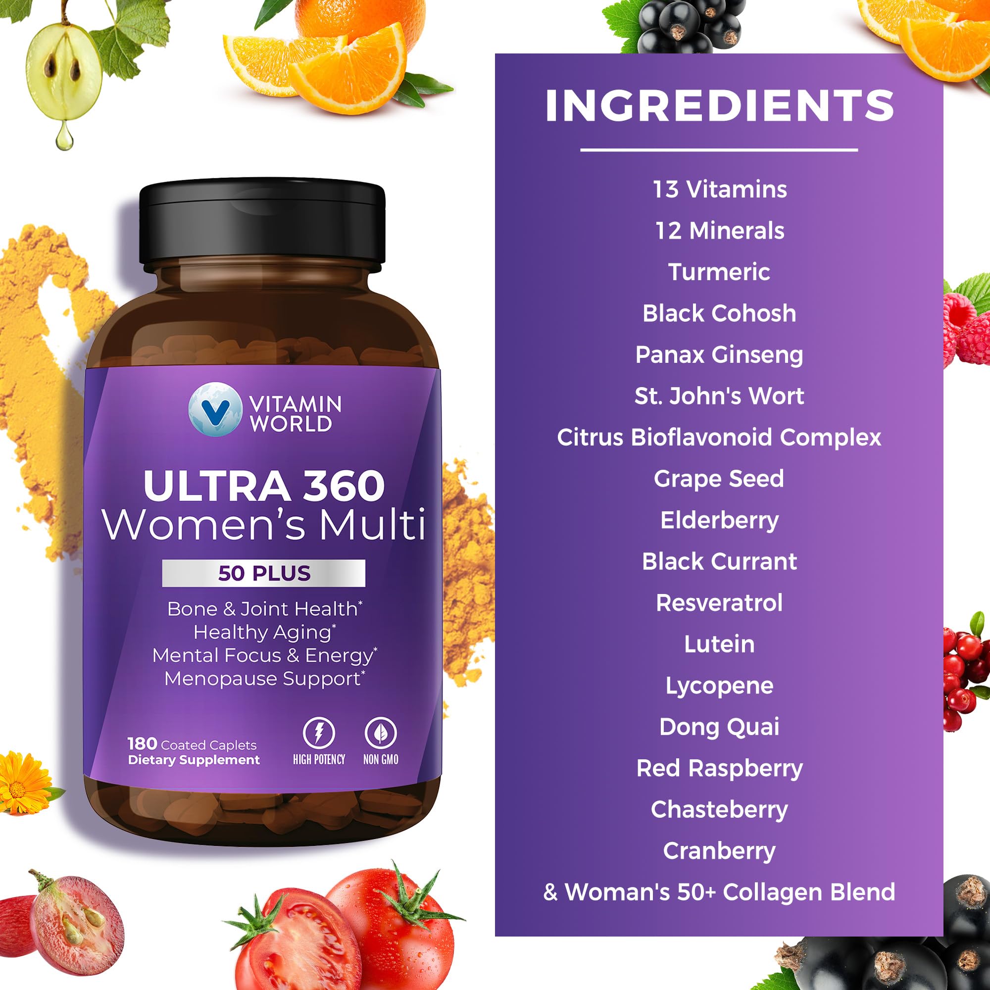 Vitamin World caplet en mano para mostrar escala y comodidad de ingestión